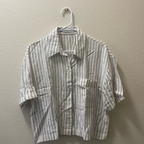 Abercrombie & Fitch Tops - Abercrombie & Fitch Striped Button-Down Shirt